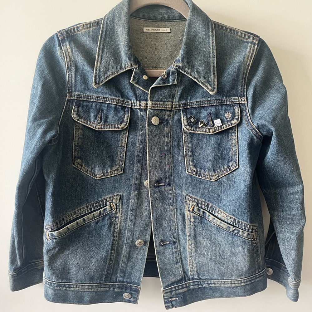 Alexa Chung for  AG jeans collab Denim Jack